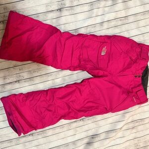 The North Face Pink snow paints size 10/12 girls